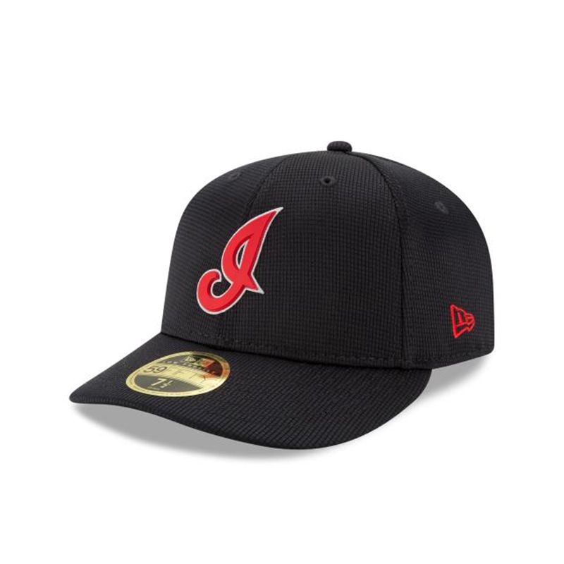 MLB Cleveland Indians Clubhouse Collection Low Profile 59Fifty Fitted (URW0484) - Blue New Era Caps